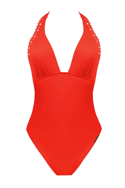 Lise Charmel 15B Ajourage Couture Plunging Back Swimsuit